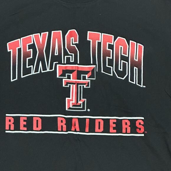Texas Tech Red Raiders Adult XL Black Short Sleeve T-Shirt - Picture 5 of 5